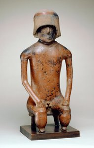 Seated Male with Helmet
